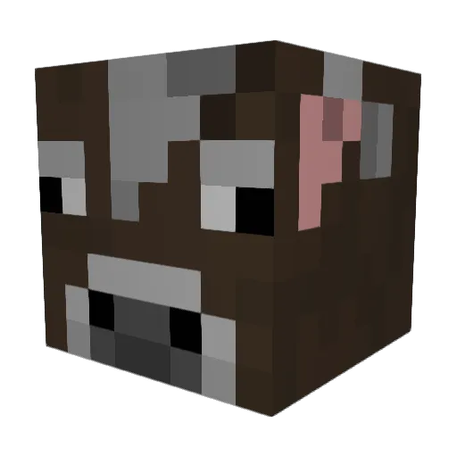 zhadie Minecraft avatar head, 3D render
