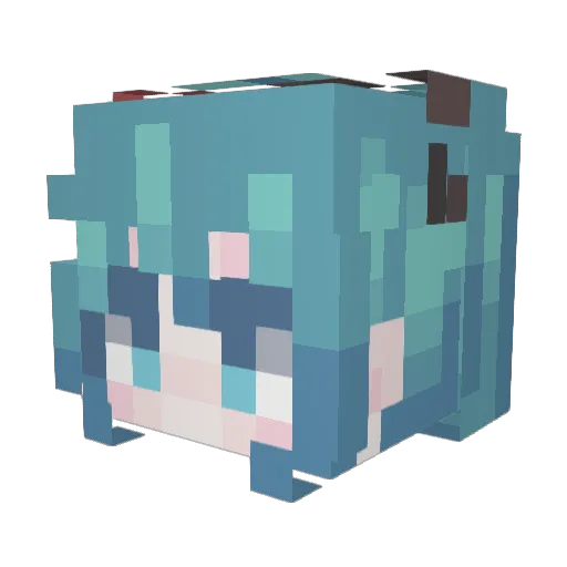 zhan_yue Minecraft avatar head, 3D render