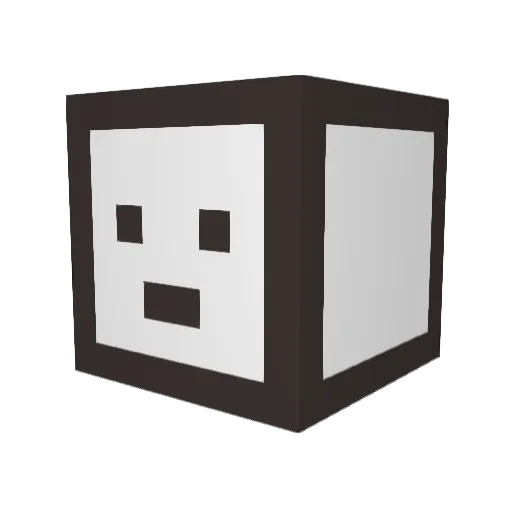 zhanghs Minecraft avatar head, 3D render