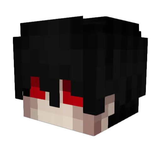 zhangjiashu Minecraft avatar head, 3D render