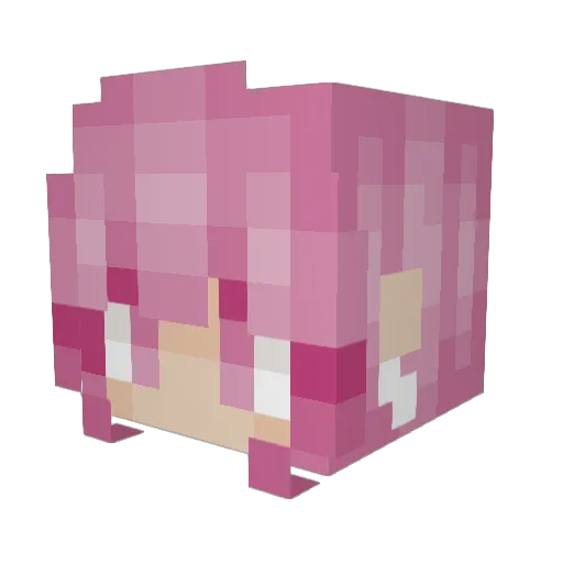 zhangx0 Minecraft avatar head, 3D render