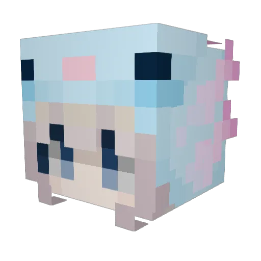 zhay_y Minecraft avatar head, 3D render