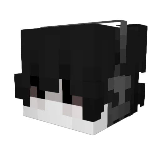zhemu996 Minecraft avatar head, 3D render