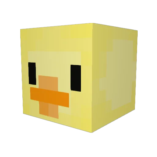zhengfei06 Minecraft avatar head, 3D render