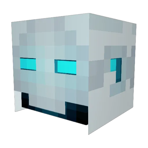 zheyter Minecraft avatar head, 3D render