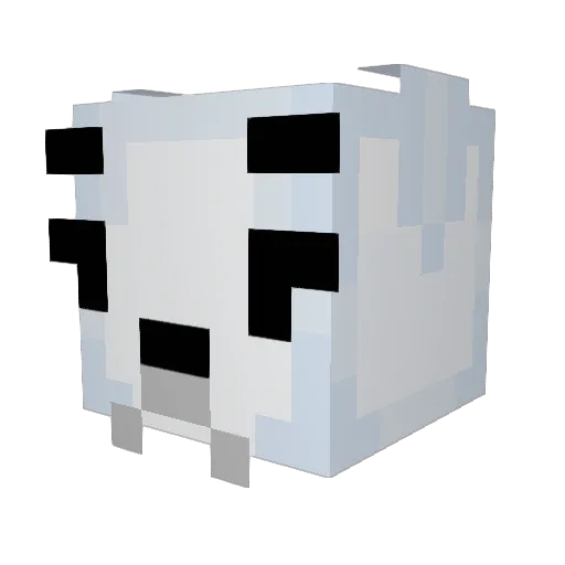 zhilospirit Minecraft avatar head, 3D render