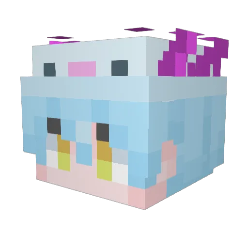 zhiyu56 Minecraft avatar head, 3D render