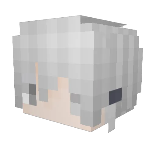 zhizi01 Minecraft avatar head, 3D render