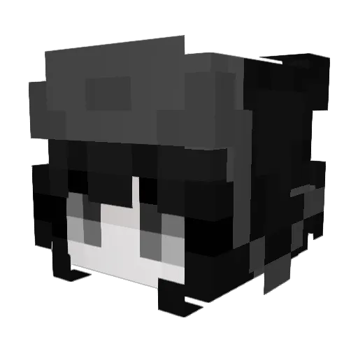 zhk Minecraft avatar head, 3D render