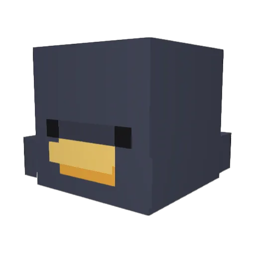 zhu38 Minecraft avatar head, 3D render