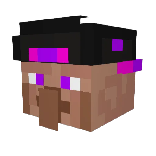 zhulk03 Minecraft avatar head, 3D render