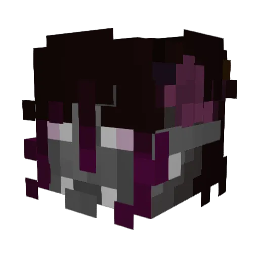 zhurka Minecraft avatar head, 3D render