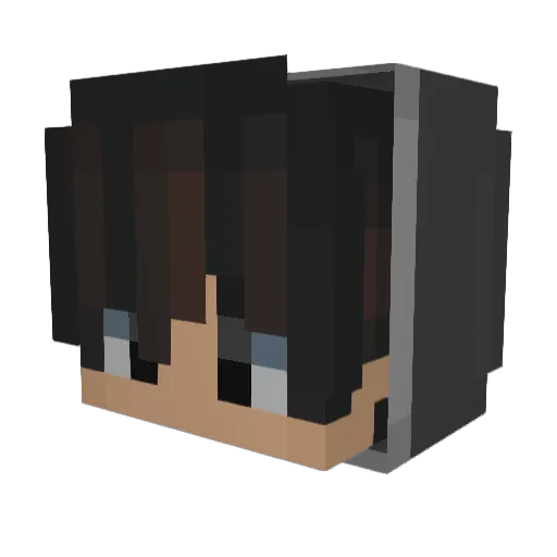 zhxpr1229 Minecraft avatar head, 3D render