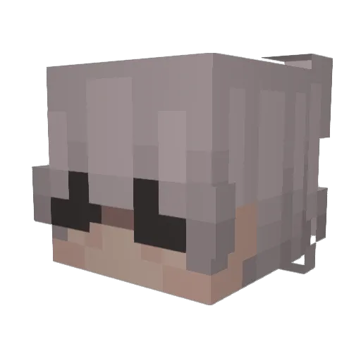 zi3mk Minecraft avatar head, 3D render