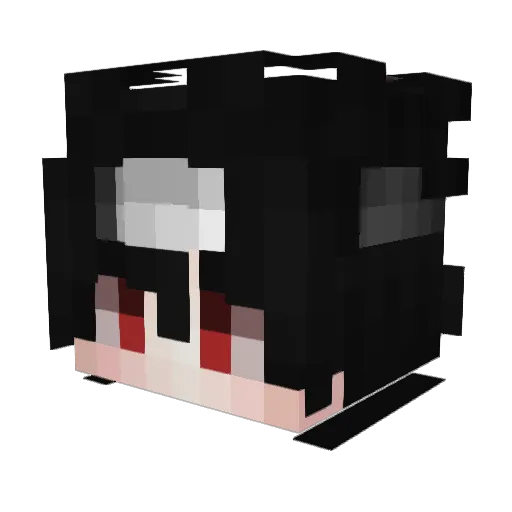 ziKnowYou Minecraft avatar head, 3D render