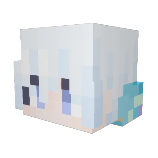 zi_hao007 Minecraft avatar head, 3D render