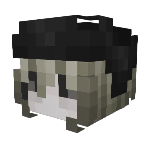 ziayaaa1 Minecraft avatar head, 3D render