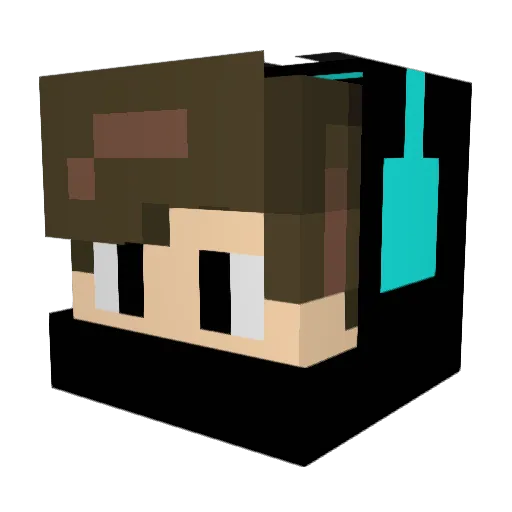 zibby162 Minecraft avatar head, 3D render