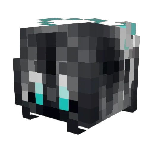 zichi_ Minecraft avatar head, 3D render
