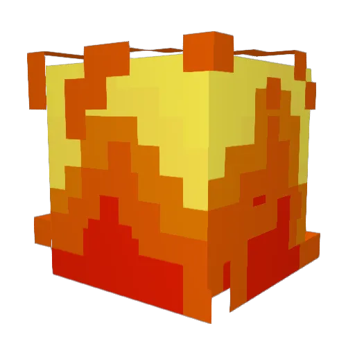 zickyplicky Minecraft avatar head, 3D render