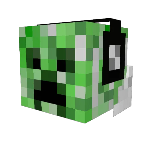 zico04 Minecraft avatar head, 3D render