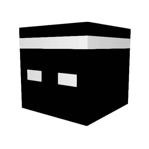 zidanefund Minecraft avatar head, 3D render