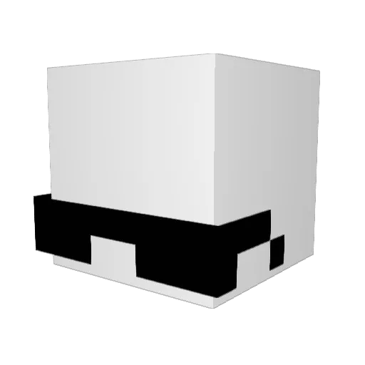 zidnauj Minecraft avatar head, 3D render