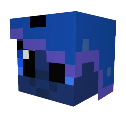 ziebax Minecraft avatar head, 3D render
