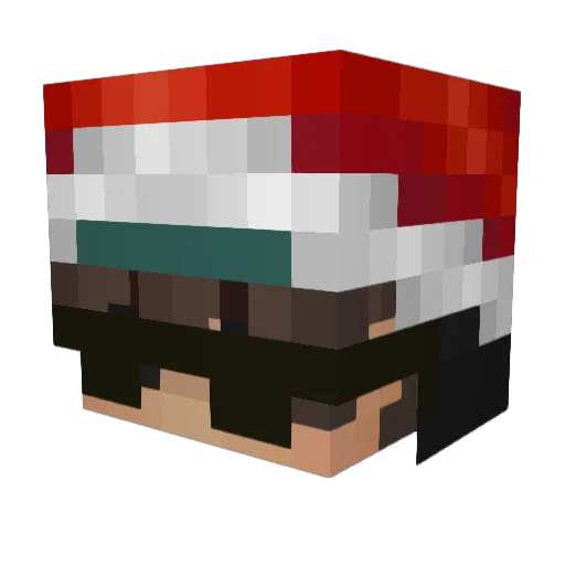 ziemia3er5334 Minecraft avatar head, 3D render