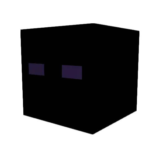 zient Minecraft avatar head, 3D render