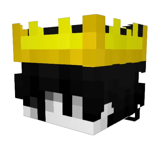 zifyy Minecraft avatar head, 3D render