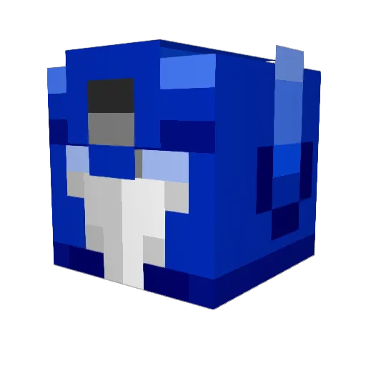 ziga8 Minecraft avatar head, 3D render