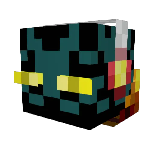 zigfink Minecraft avatar head, 3D render