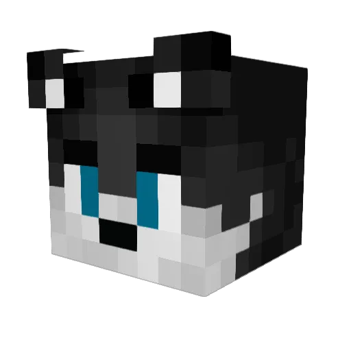 ziggazig1 Minecraft avatar head, 3D render