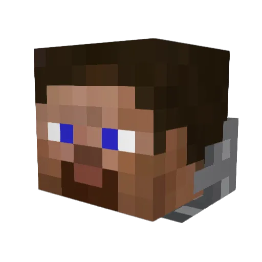 ziggy00 Minecraft avatar head, 3D render