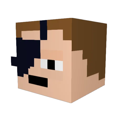 ziggy437 Minecraft avatar head, 3D render