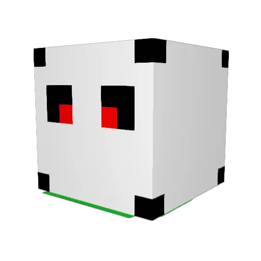 ziggy8 Minecraft avatar head, 3D render