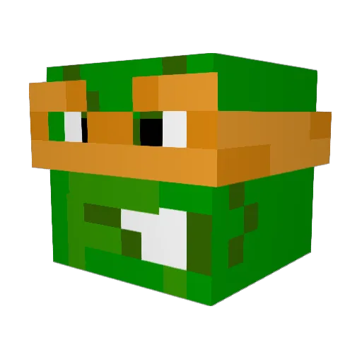 zigman Minecraft avatar head, 3D render