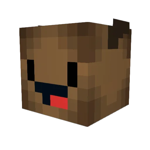 zigzagzach64 Minecraft avatar head, 3D render