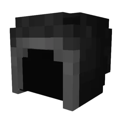 zikken100 Minecraft avatar head, 3D render