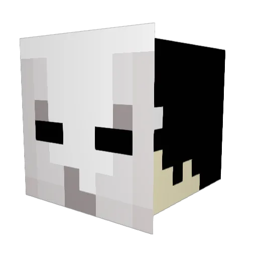zilchpointfive Minecraft avatar head, 3D render