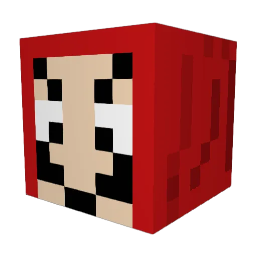 zill06 Minecraft avatar head, 3D render