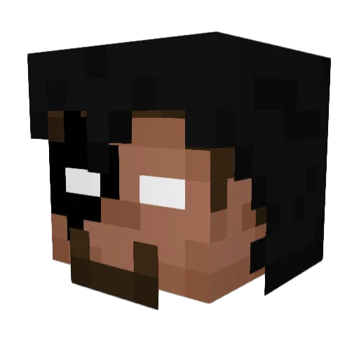 zillafan2000 Minecraft avatar head, 3D render