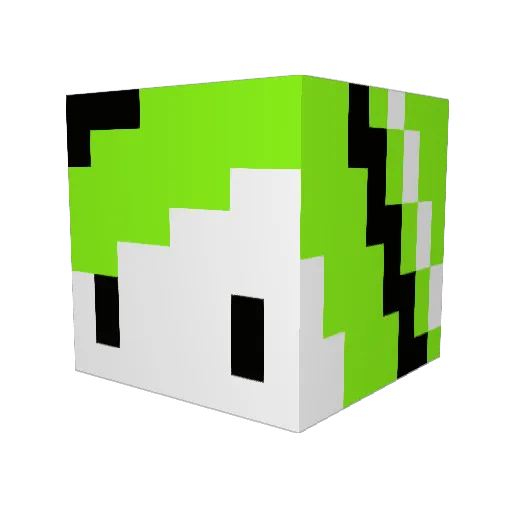 zillaz12 Minecraft avatar head, 3D render