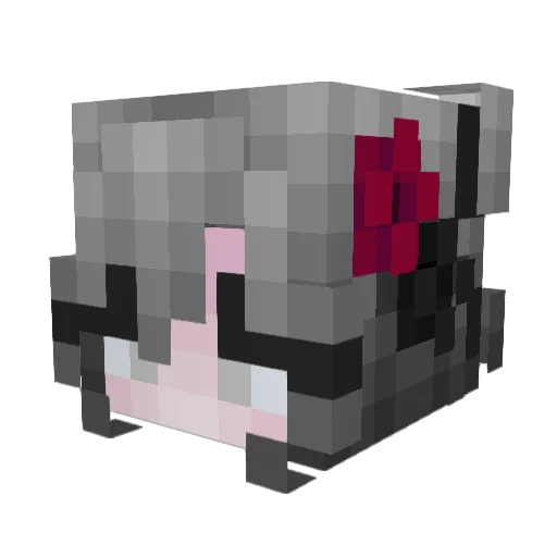 zillkovg0d Minecraft avatar head, 3D render