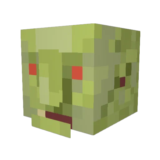 zim235 Minecraft avatar head, 3D render