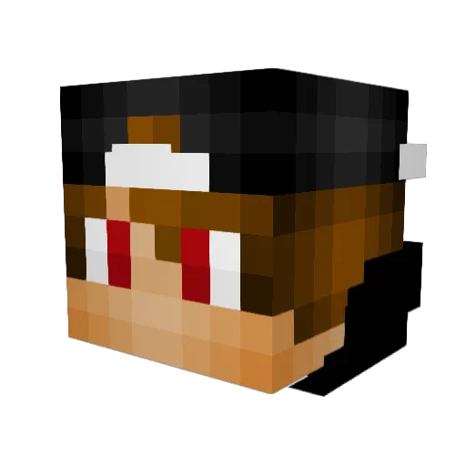 zimer016 Minecraft avatar head, 3D render