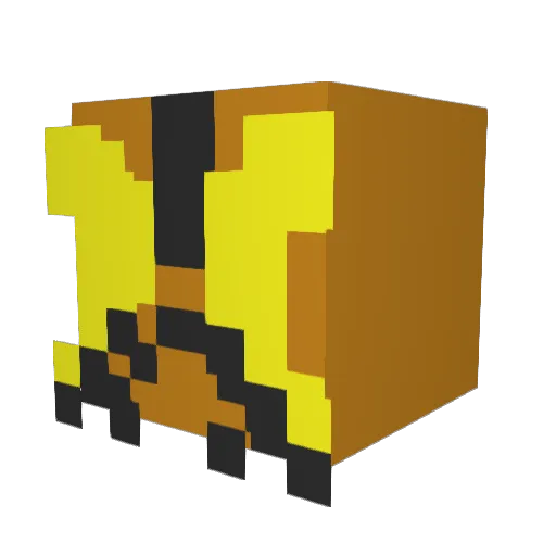 zimmer452 Minecraft avatar head, 3D render