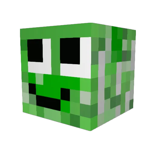 zinfandel123 Minecraft avatar head, 3D render
