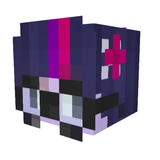 zingtea Minecraft avatar head, 3D render